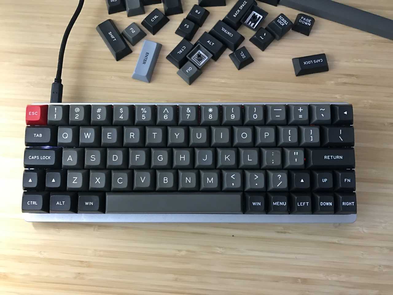 A 60 Keyboard W Arrow Keys Build Log